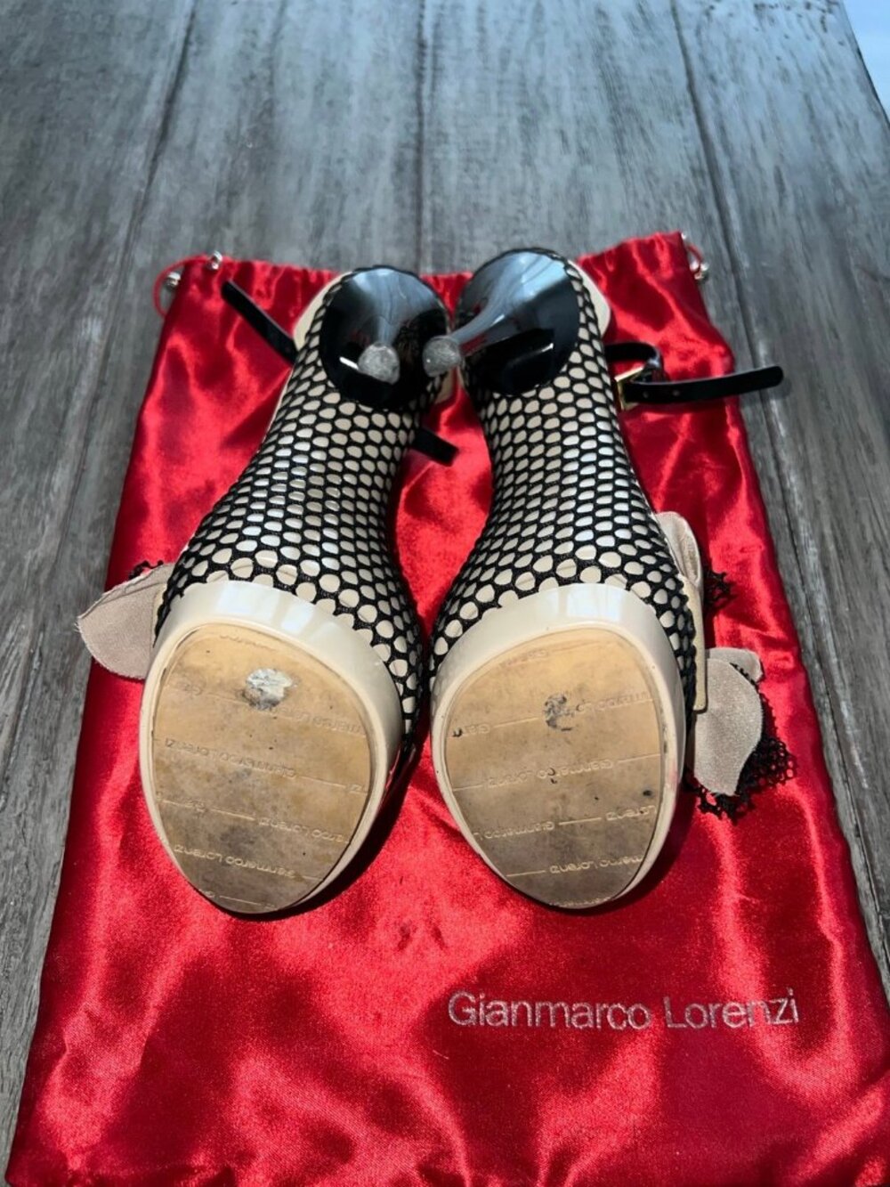RARE Gianmarco Lorenzi Couture Floral Platform Stiletto Heels | EU 35 - Picture 7 of 12